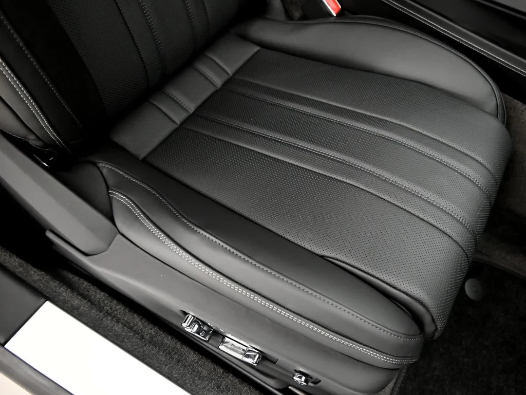 2026 Bentley Continental GTC interior, seats, Beluga and Gravity Grey.