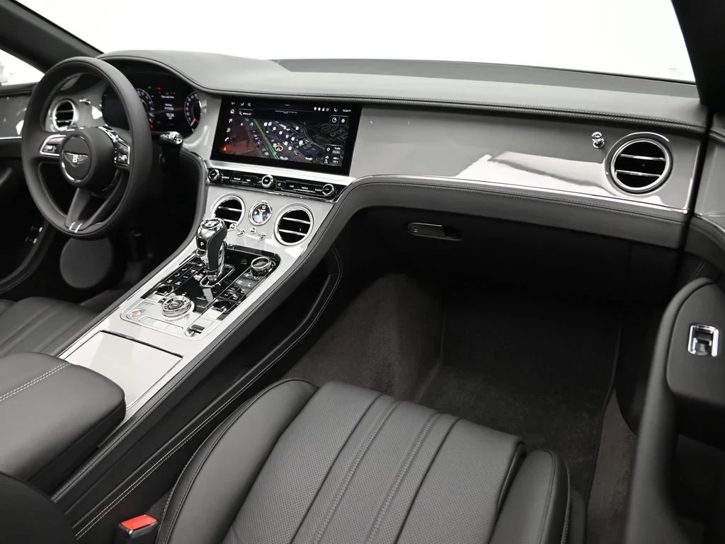 2026 Bentley Continental GTC interior, Beluga and Gravity Grey.