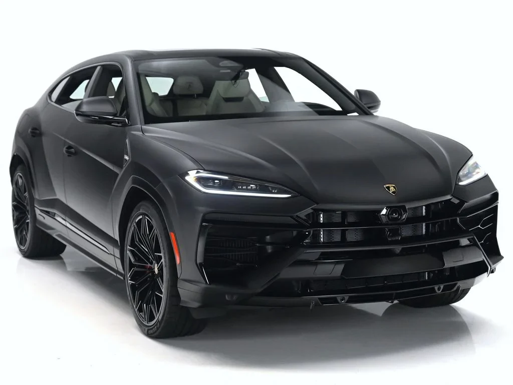 2026 Lamborghini Urus SE for sale, front three-quarter view, Nero Nemesis Matt
