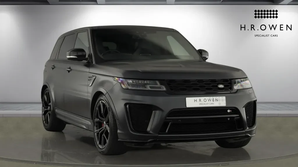 Land Rover Range Rover Sport, full-car front three-quarter view.