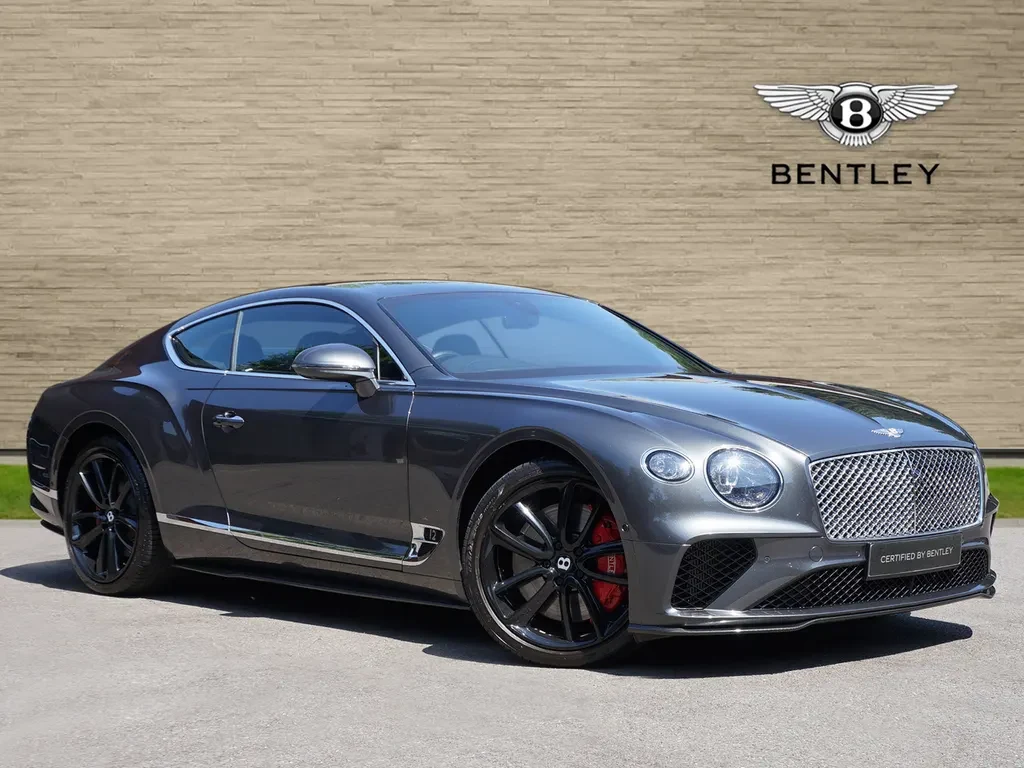 Bentley Continental GT, full-car front three-quarter view.
