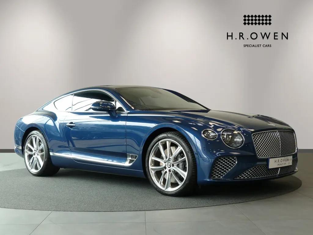 Bentley Continental GT, full-car front three-quarter view.