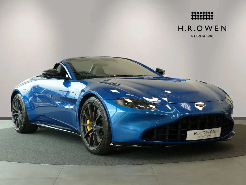 Aston Martin Vantage, full-car front three-quarter view.