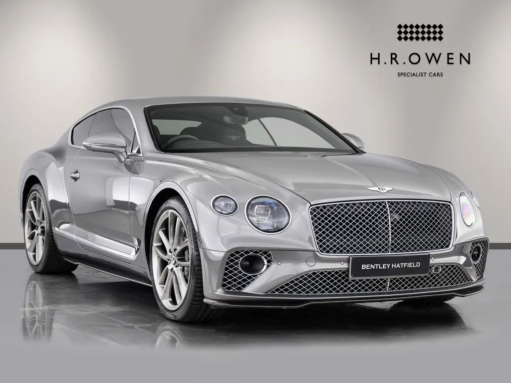 Bentley Continental GT, full-car front three-quarter view.