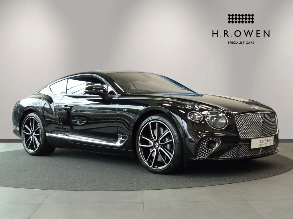Bentley Continental GT, full-car front three-quarter view.