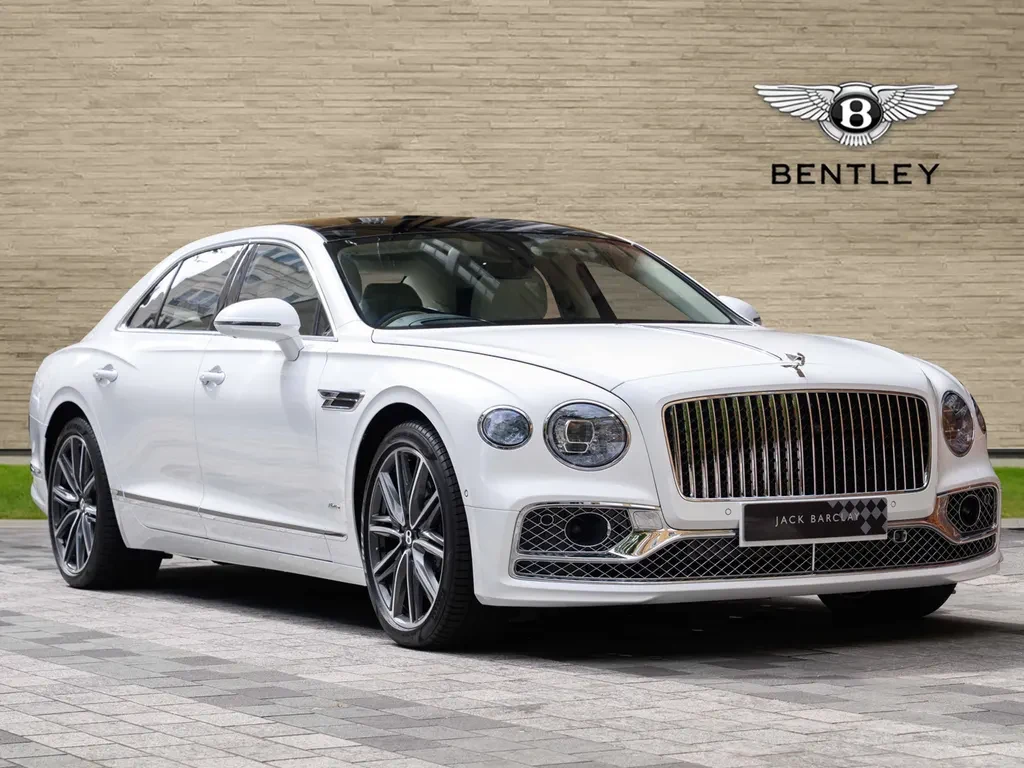 Bentley Flying Spur, full-car front three-quarter view.