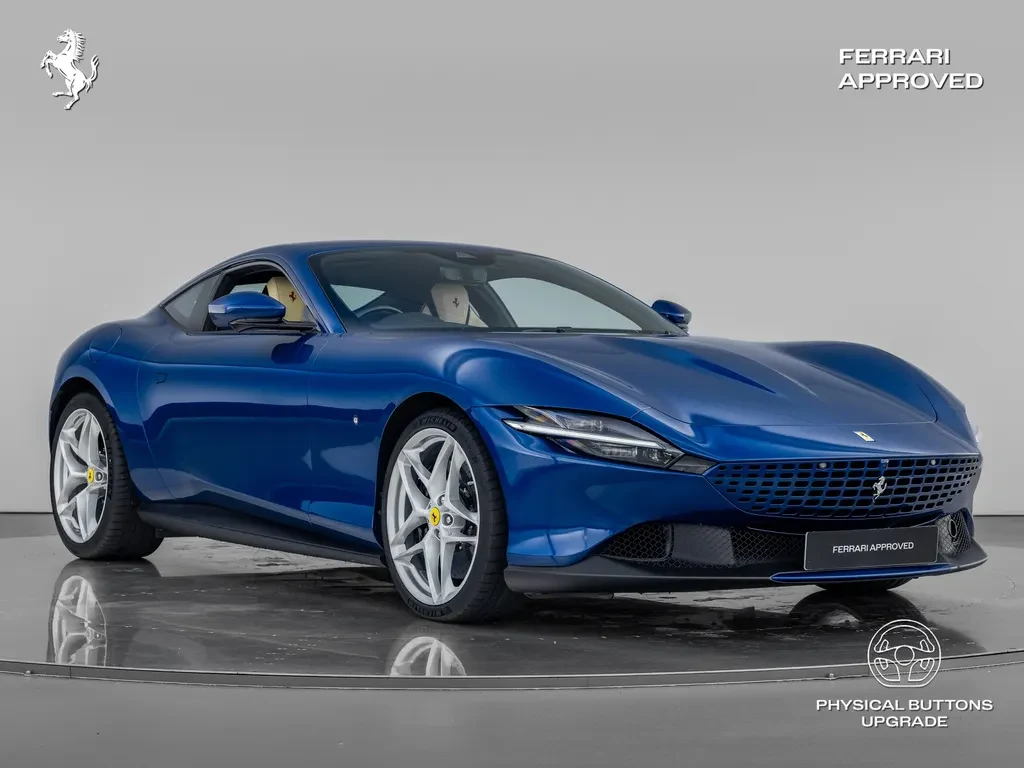 Ferrari Roma, full-car front three-quarter view.