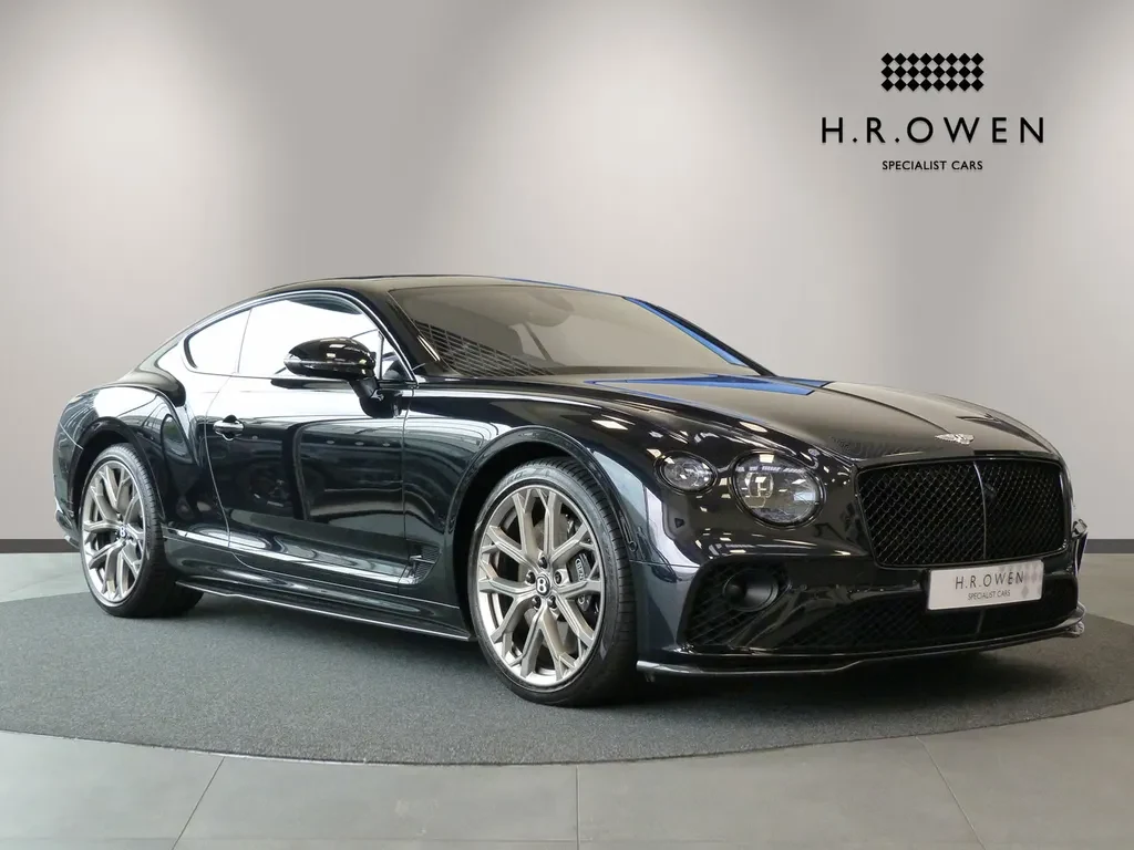 Bentley Continental GT, full-car front three-quarter view.