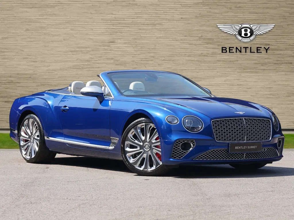 Bentley Continental GTC, full-car front three-quarter view.