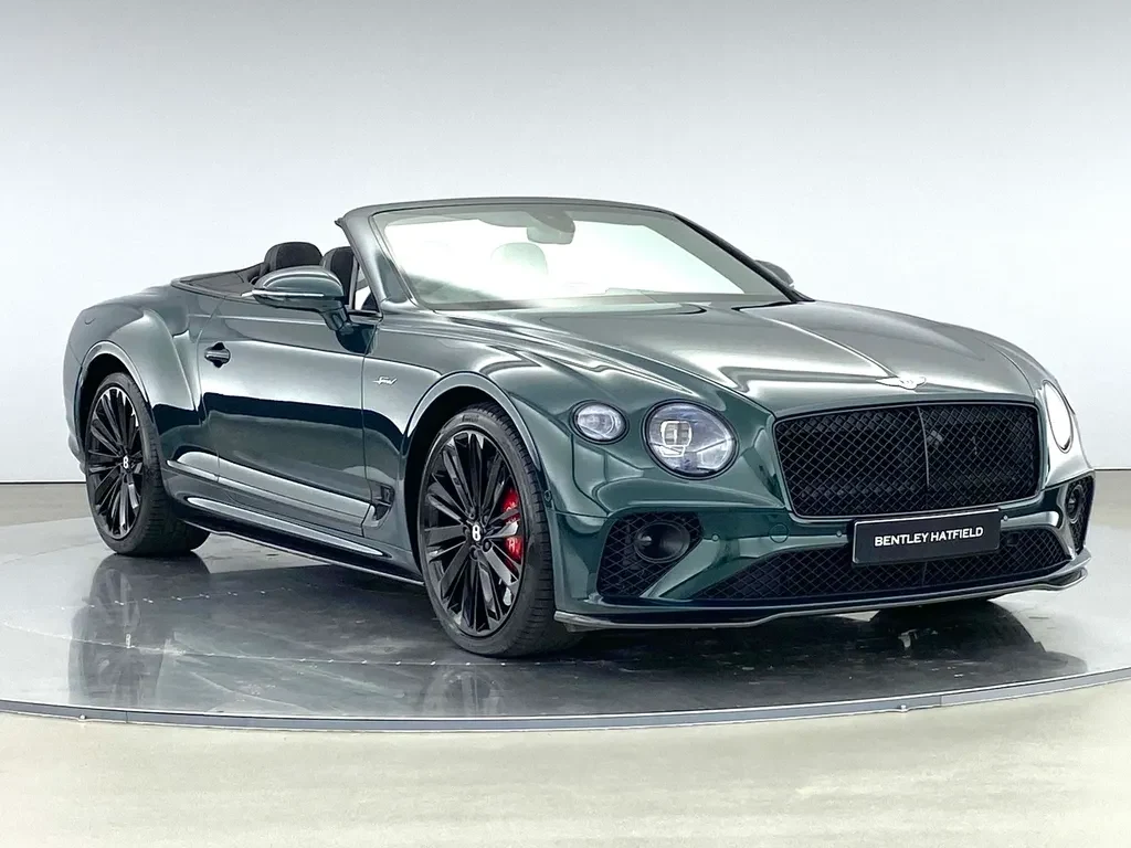 Bentley Continental GTC, full-car front three-quarter view.