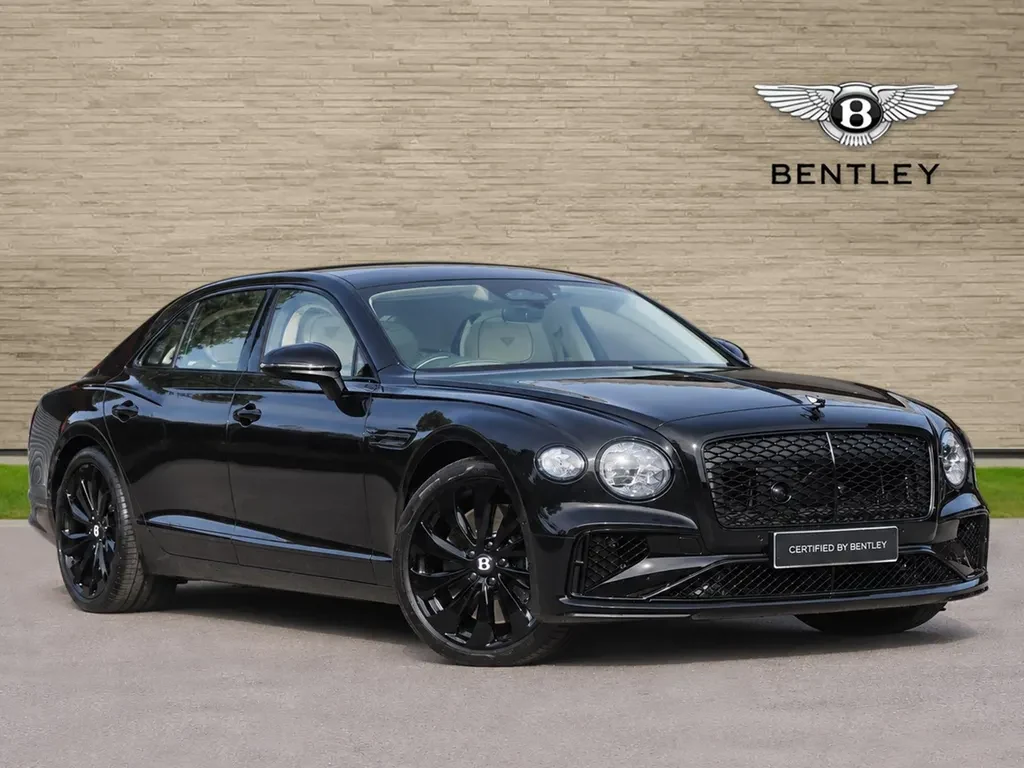Bentley Flying Spur, full-car front three-quarter view.