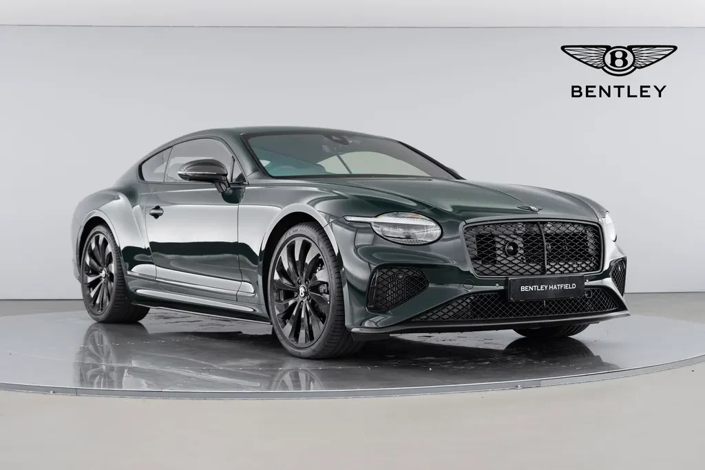 Bentley Continental GT, full-car front three-quarter view.