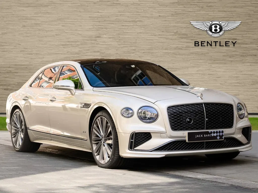 Bentley Flying Spur, full-car front three-quarter view.