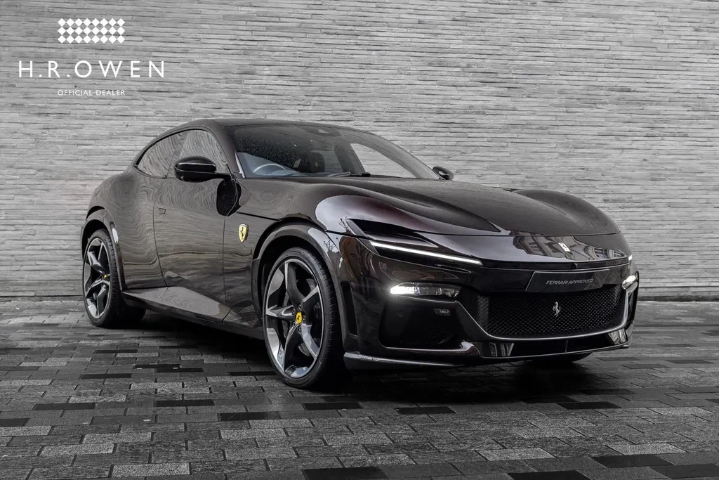 Ferrari Purosangue, full-car front three-quarter view.