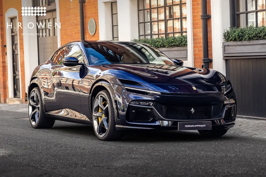 Ferrari Purosangue, full-car front three-quarter view.