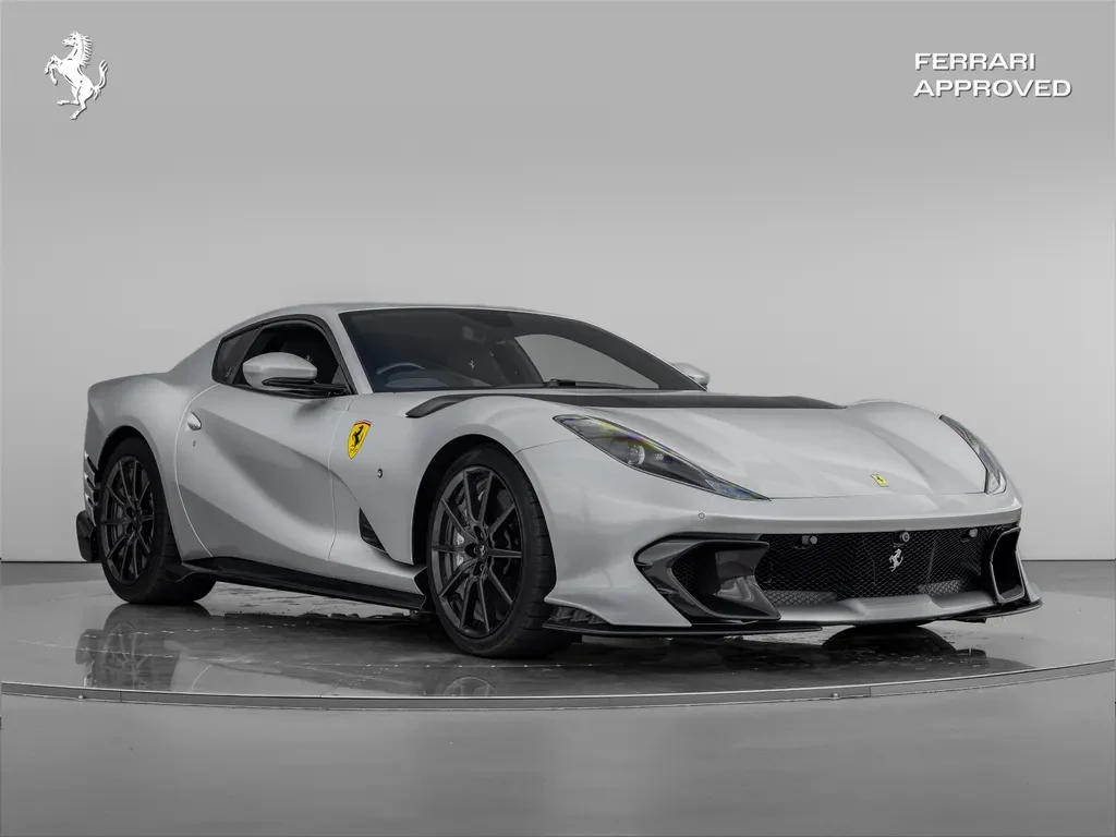 Ferrari 812 Competizione, full-car front three-quarter view.