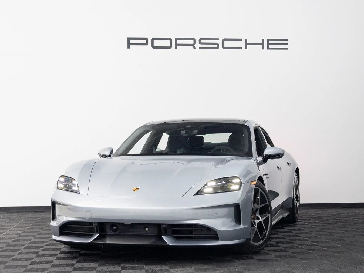 Porsche Taycan 4S (2025 Update) · Dolomite Silver Metallic · Indigo Auto Group