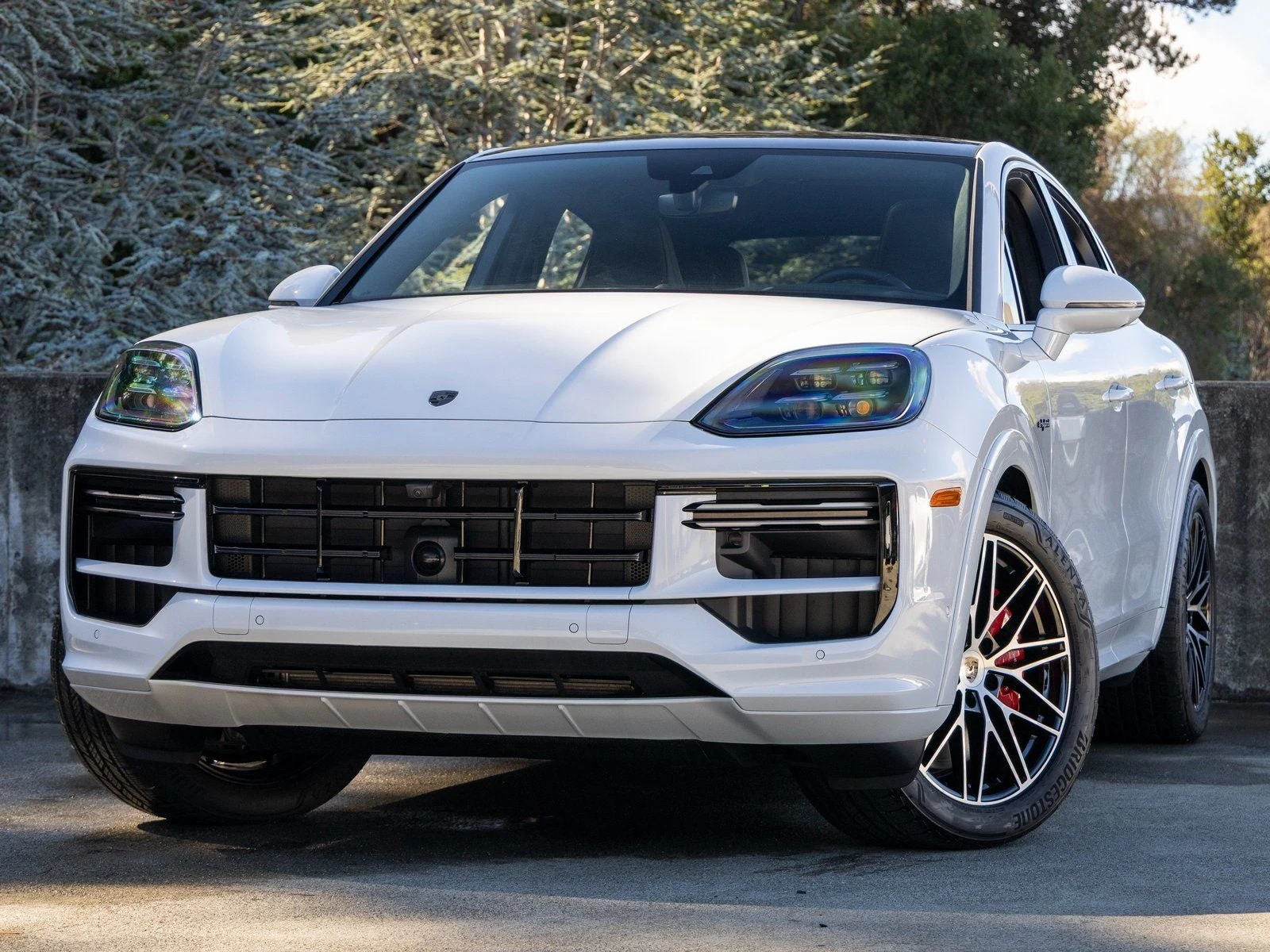 Porsche Cayenne Turbo E-Hybrid Coupé (3rd Generation) · Carrara White Metallic · Indigo Auto Group