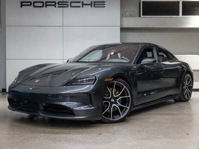 Porsche Taycan 4 Sedan (2025 Update) · Volcano Grey Metallic · Indigo Auto Group