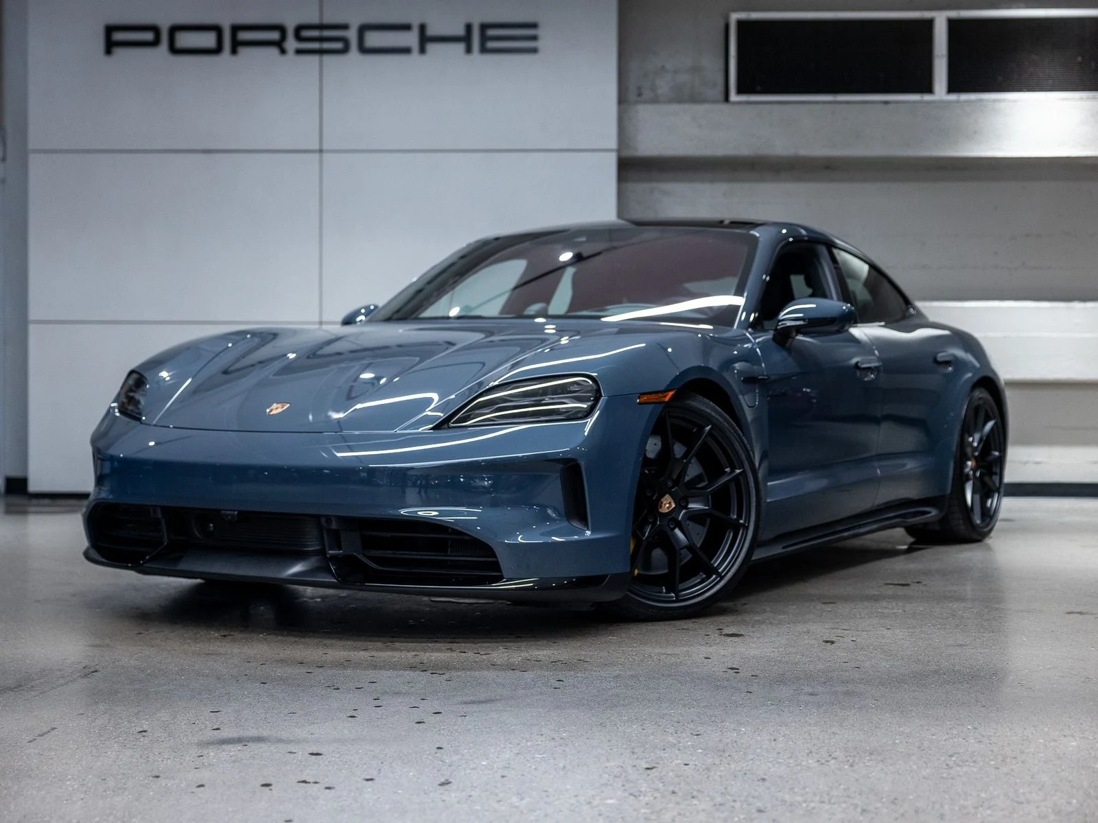 Porsche Taycan GTS (2025 Update) · Pale Blue Metallic · Indigo Auto Group