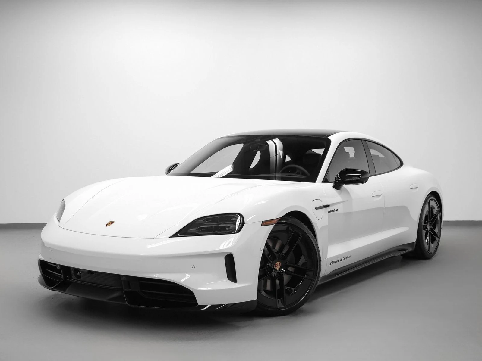 Porsche Taycan 4 Black Edition (2025 Update) · white · Indigo Auto Group