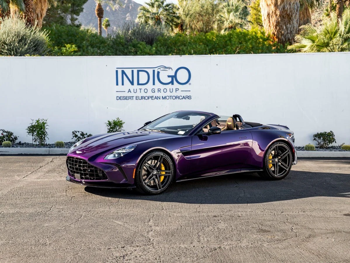 Aston Martin Vantage Roadster (2024 Update) · Storm Purple · Indigo Auto Group