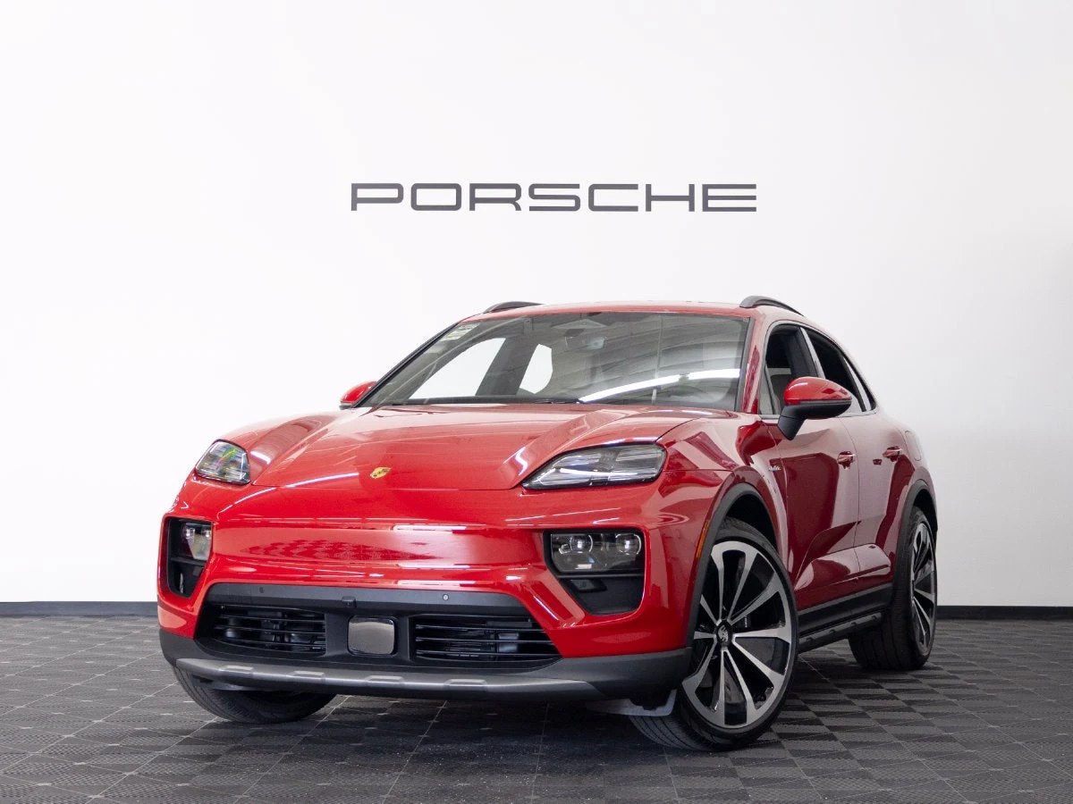 Porsche Macan 4 Electric (XAB) · Carmine Red · Indigo Auto Group