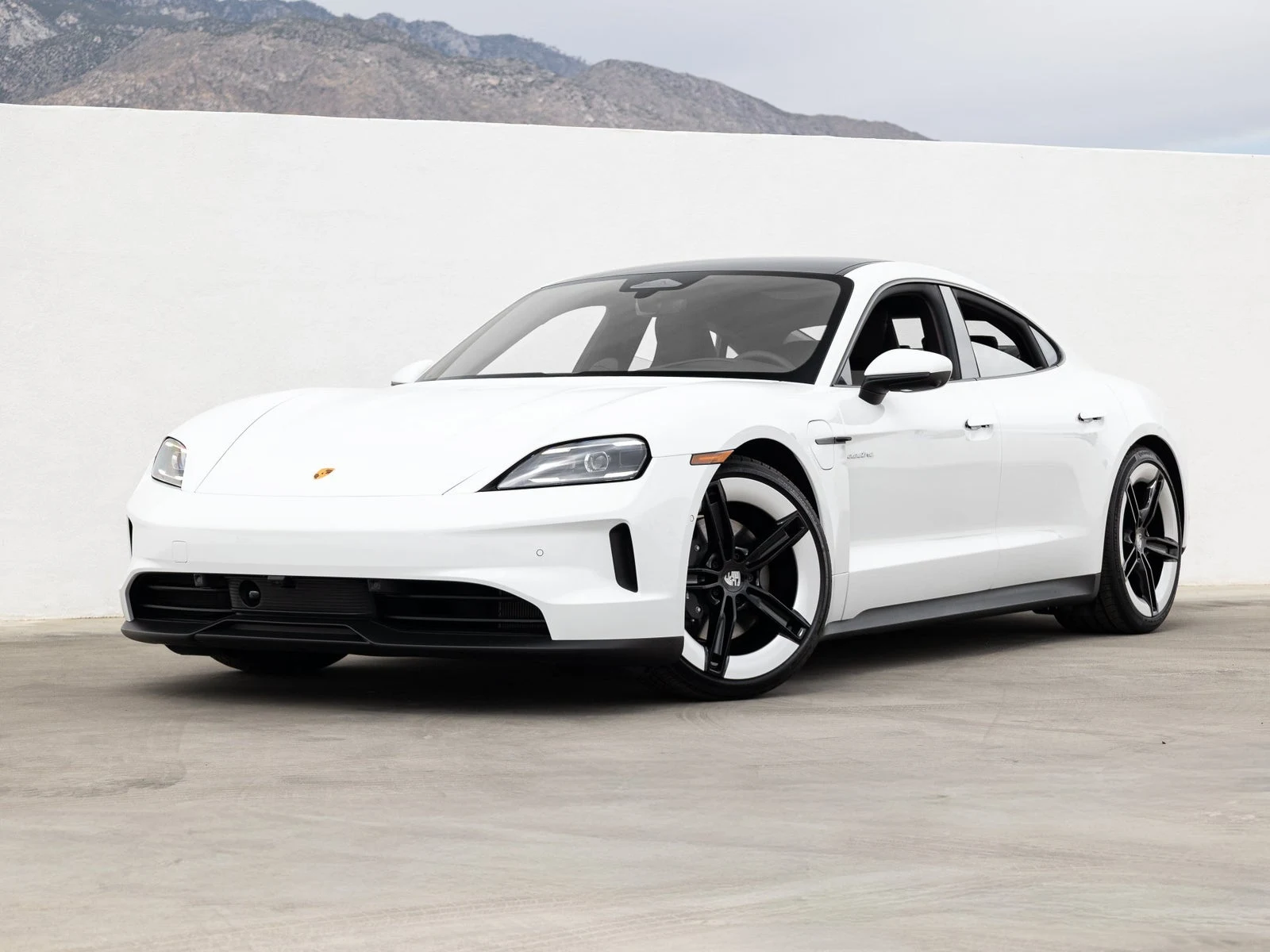Porsche Taycan Sedan (2025 Update) · white · Indigo Auto Group