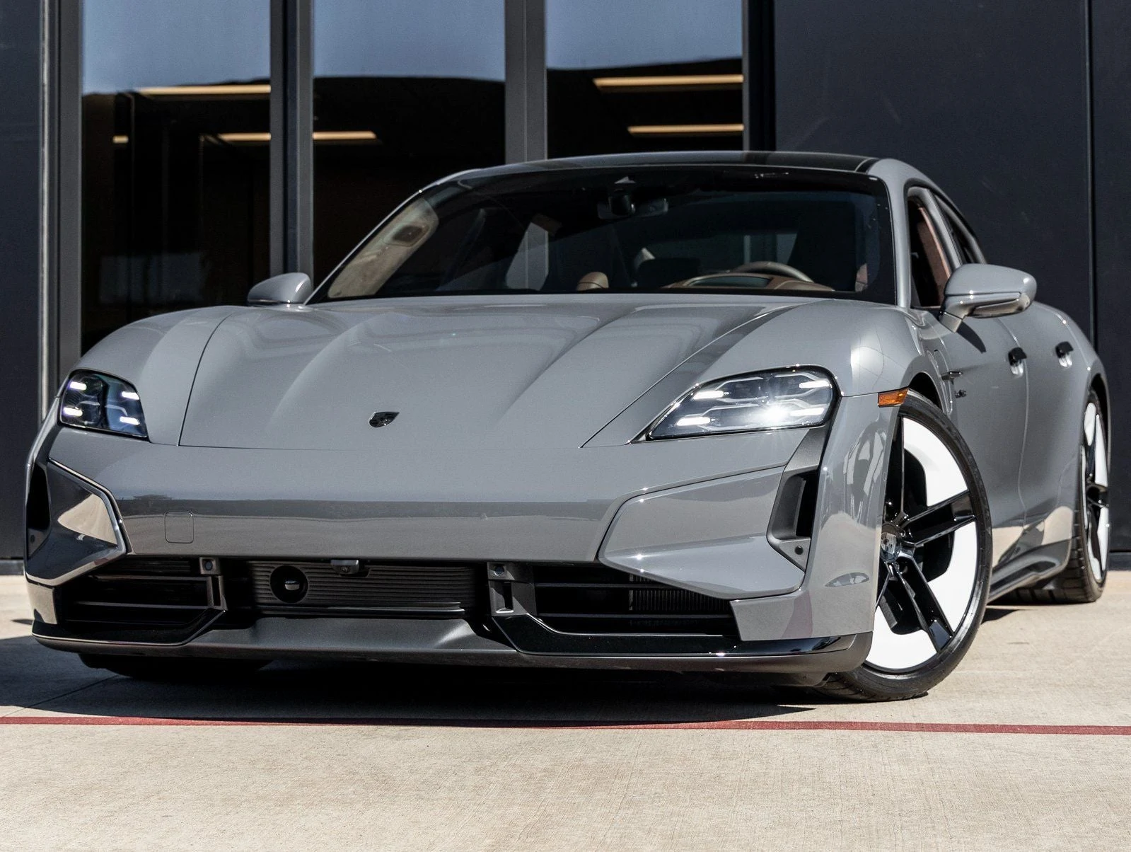 Porsche Taycan Turbo S (2025 Update) · Slate Grey Neo · Indigo Auto Group