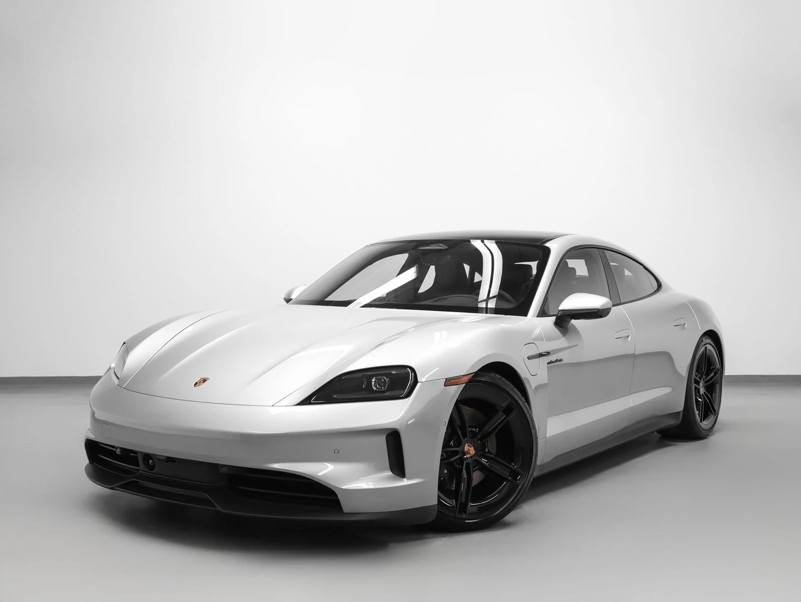 Porsche Taycan Sedan (2025 Update) · Dolomite Silver Metallic · Indigo Auto Group