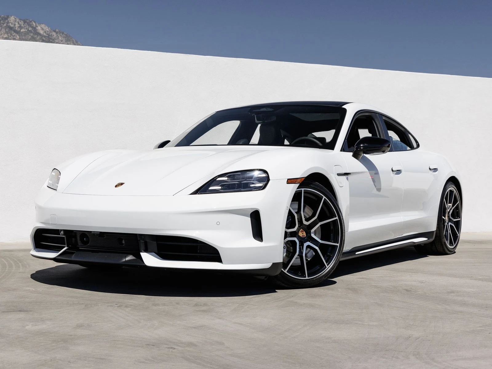 Porsche Taycan Black Edition (2025 Update) · white · Indigo Auto Group