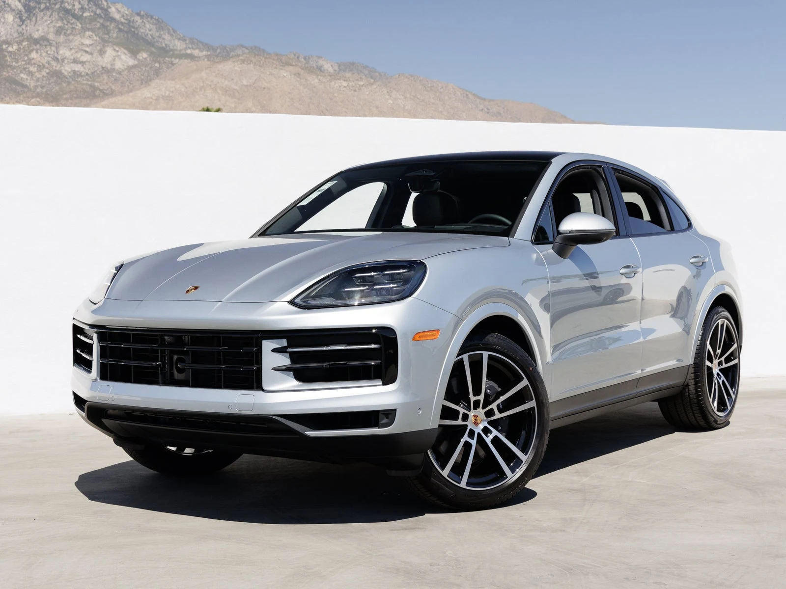 Porsche Cayenne Coupé (3rd Generation) · Dolomite Silver Metallic · Indigo Auto Group