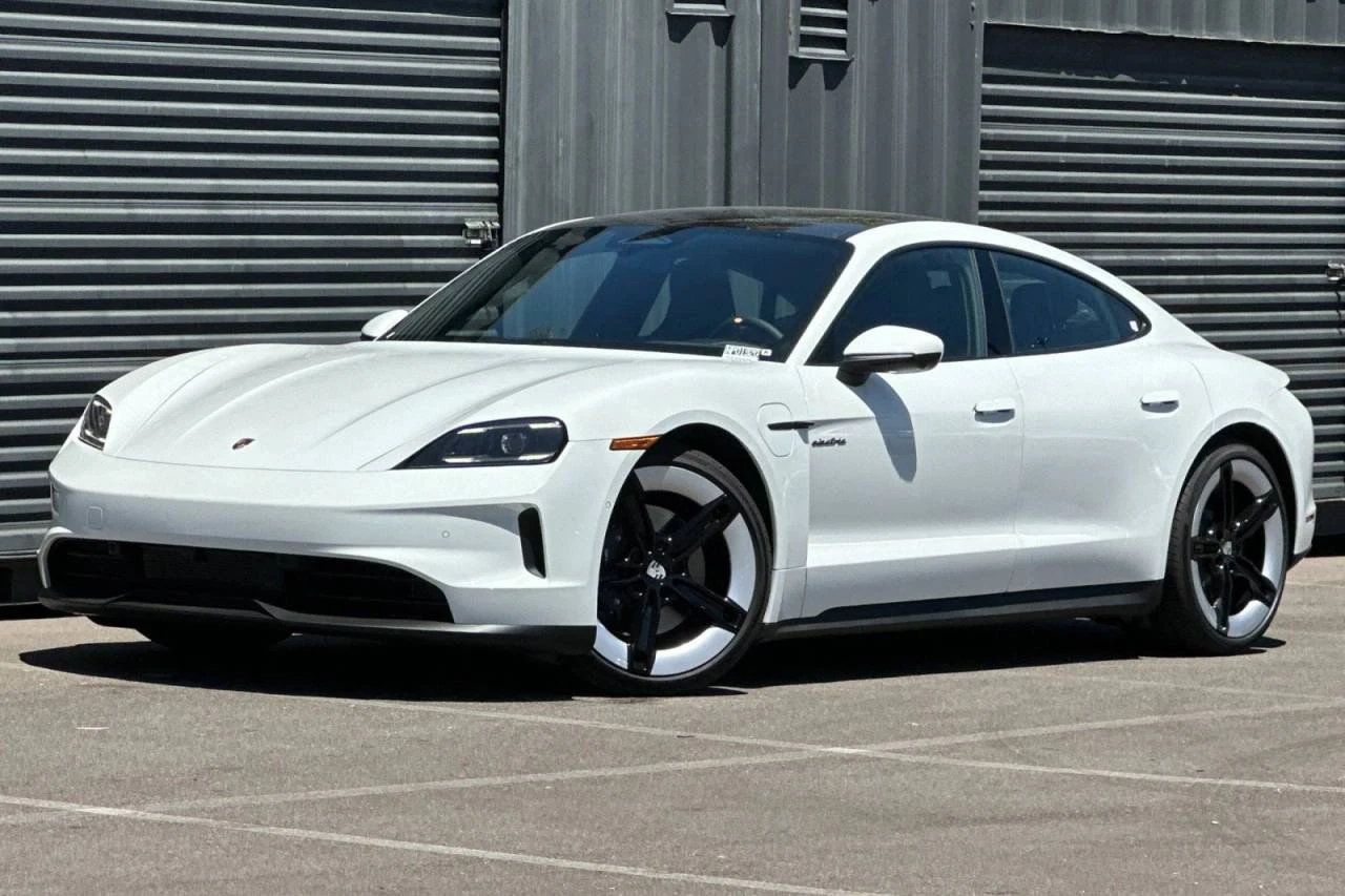 Porsche Taycan 4 Sedan (2025 Update) · white · Indigo Auto Group