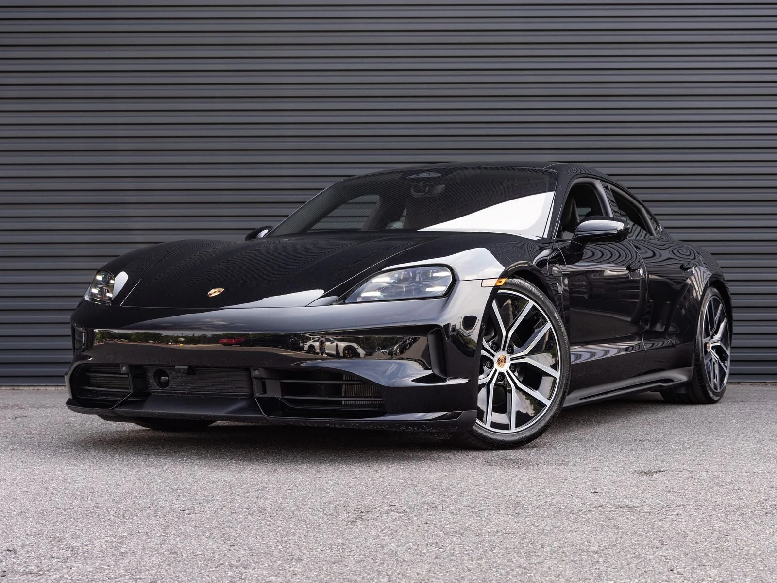 Porsche Taycan 4 Black Edition (2025 Update) · Jet Black Metallic · Indigo Auto Group