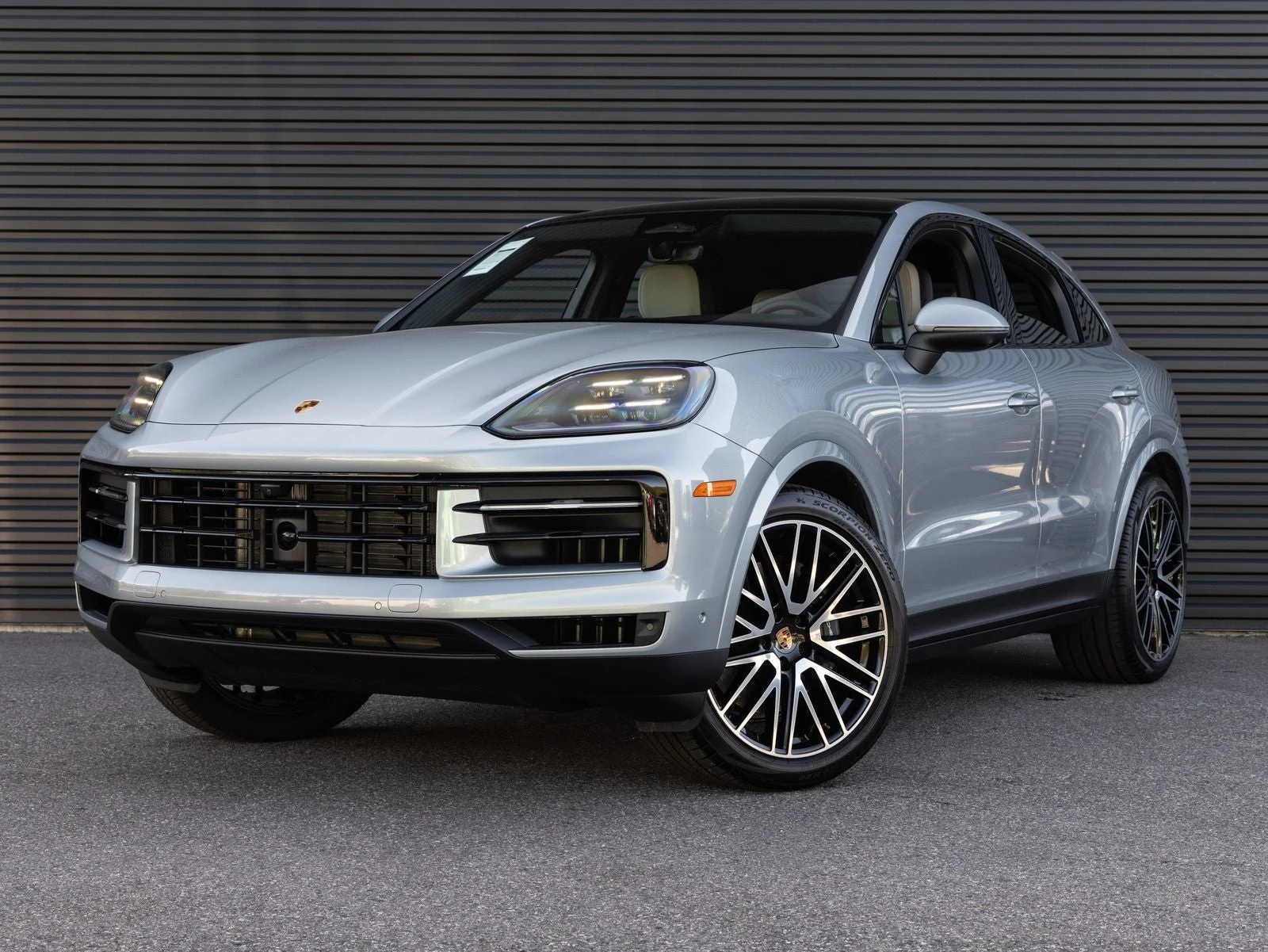 Porsche Cayenne Coupé (3rd Generation) · Dolomite Silver Metallic · Indigo Auto Group