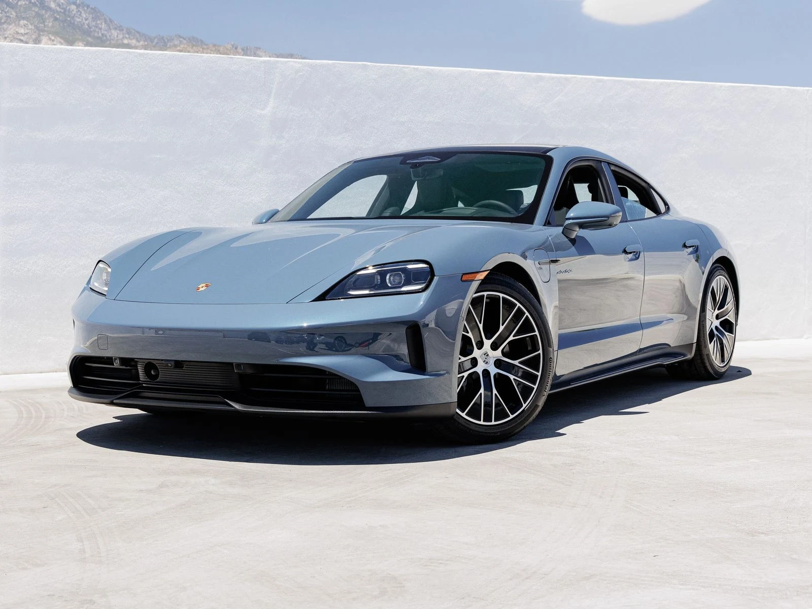Porsche Taycan 4 Sedan (2025 Update) · Pale Blue Metallic · Indigo Auto Group