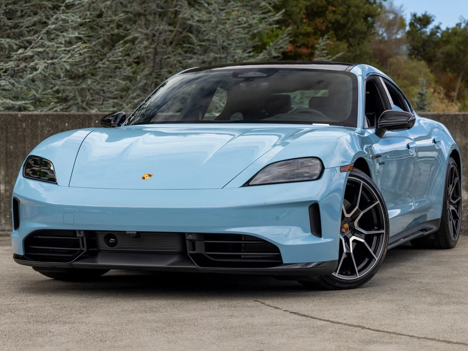 Porsche Taycan Black Edition (2025 Update) · Frozen Blue Metallic · Indigo Auto Group