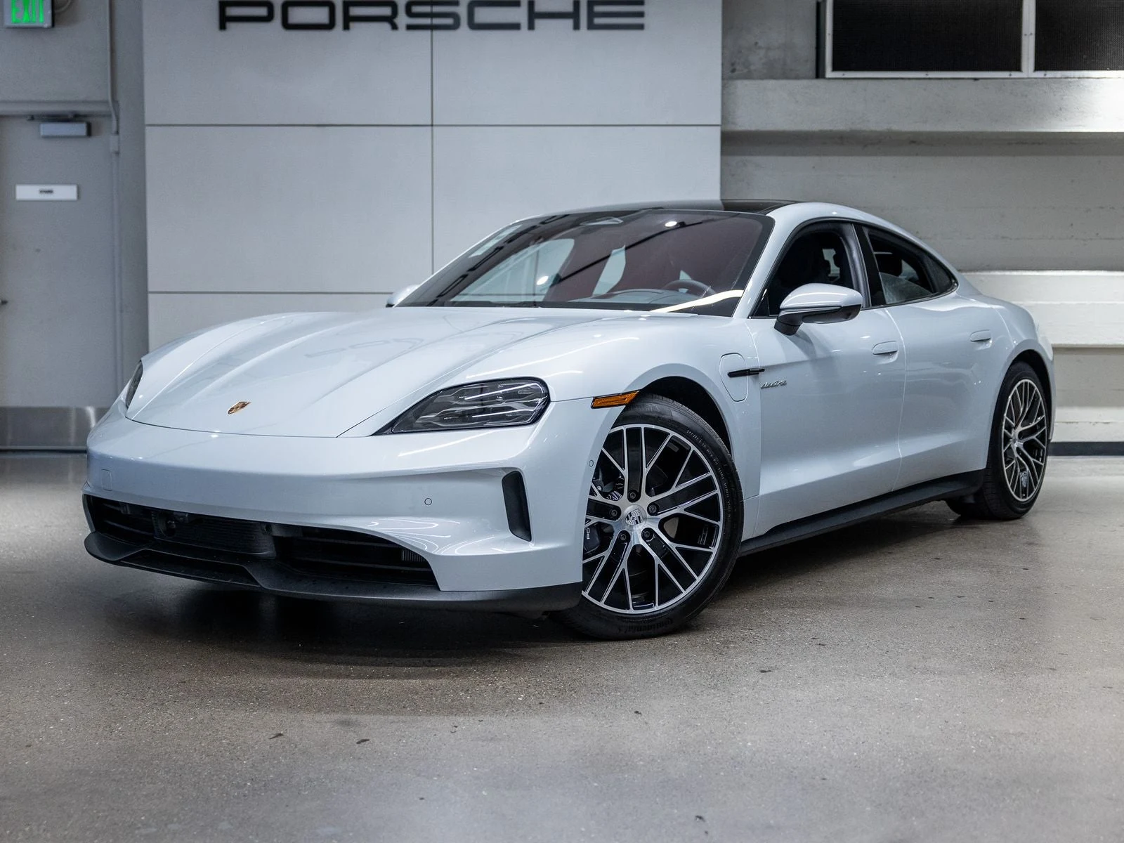 Porsche Taycan 4 Sedan (2025 Update) · Ice Grey Metallic · Indigo Auto Group