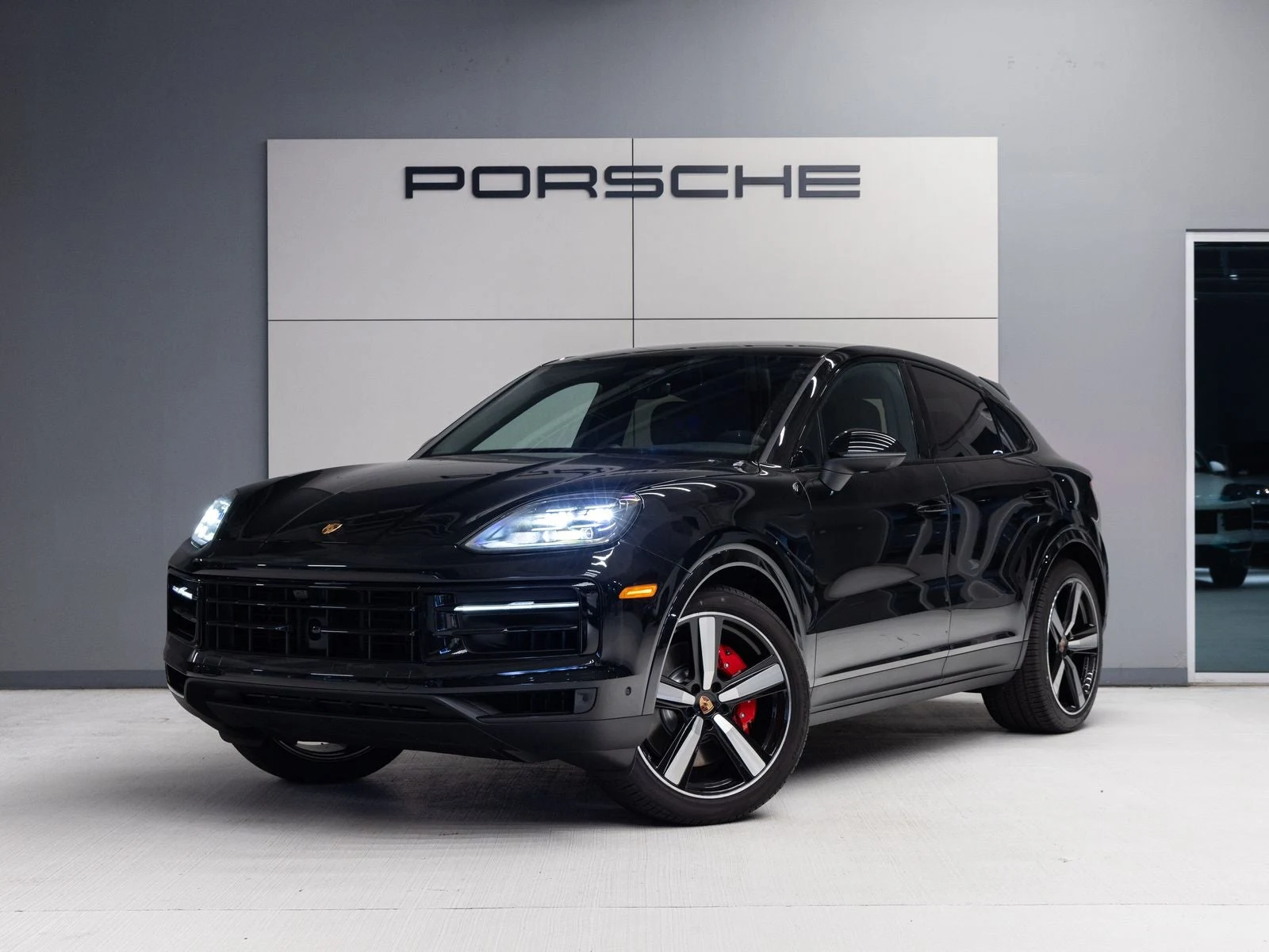 Porsche Cayenne S Coupé (3rd Generation) · Chromite Black Metallic · Indigo Auto Group