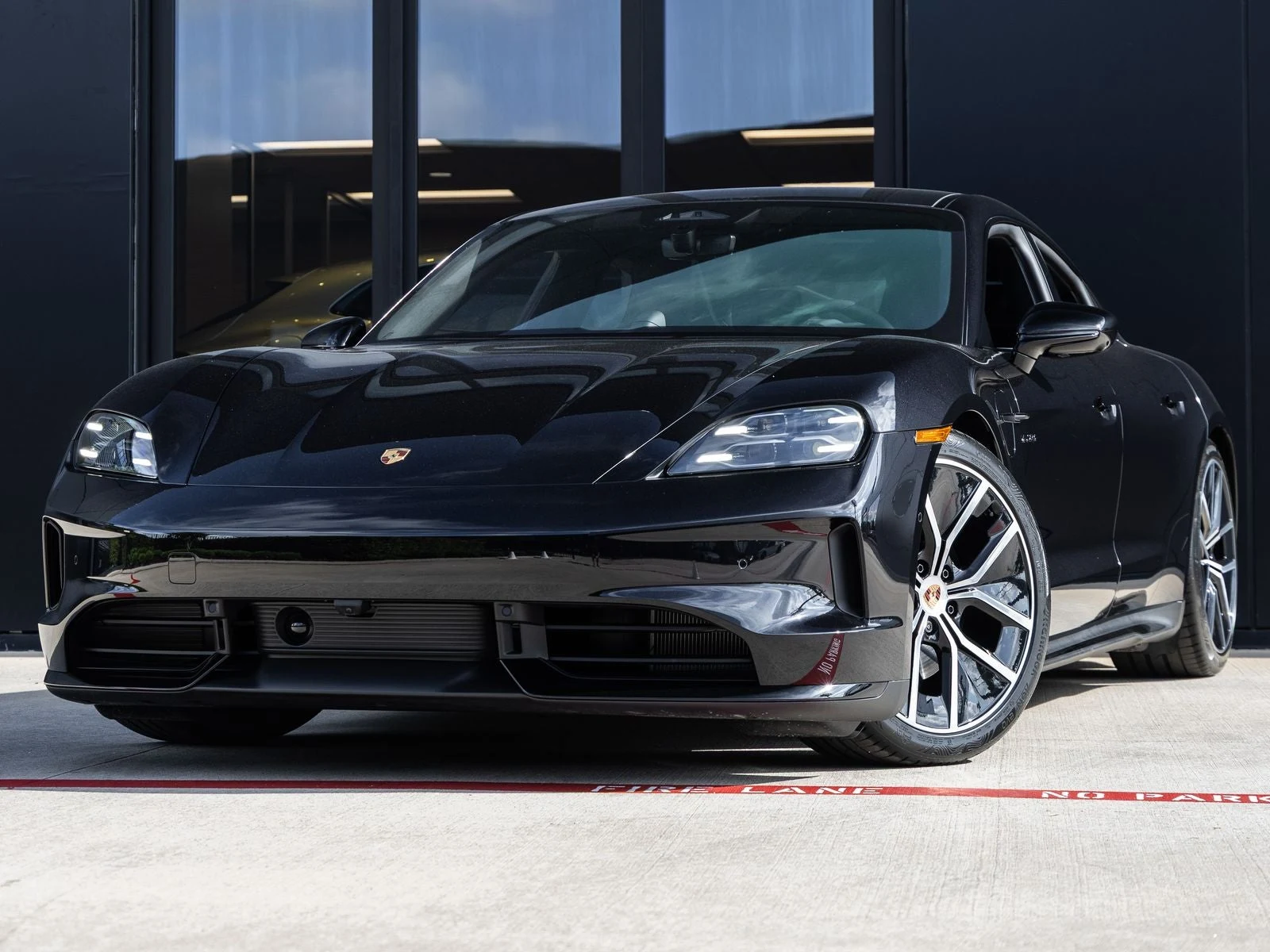 Porsche Taycan 4 Black Edition (2025 Update) · Jet Black Metallic · Indigo Auto Group