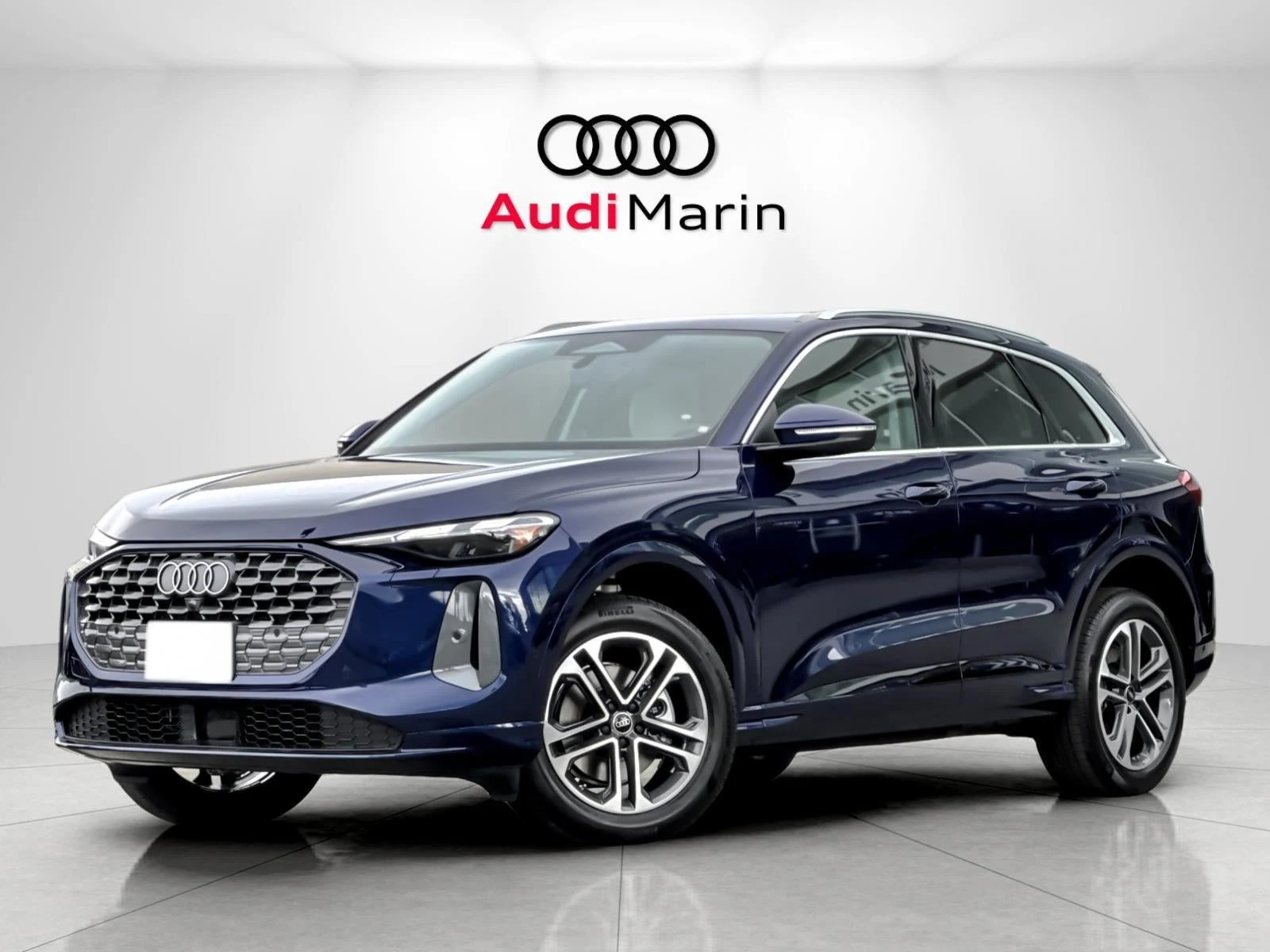 Audi Q5 Premium quattro (GU) · Navarra Blue Metallic · Indigo Auto Group