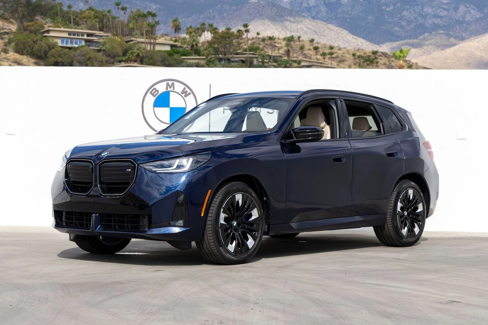 BMW X3 M50 xDrive (G45) · Tanzanite Blue II Metallic · Indigo Auto Group