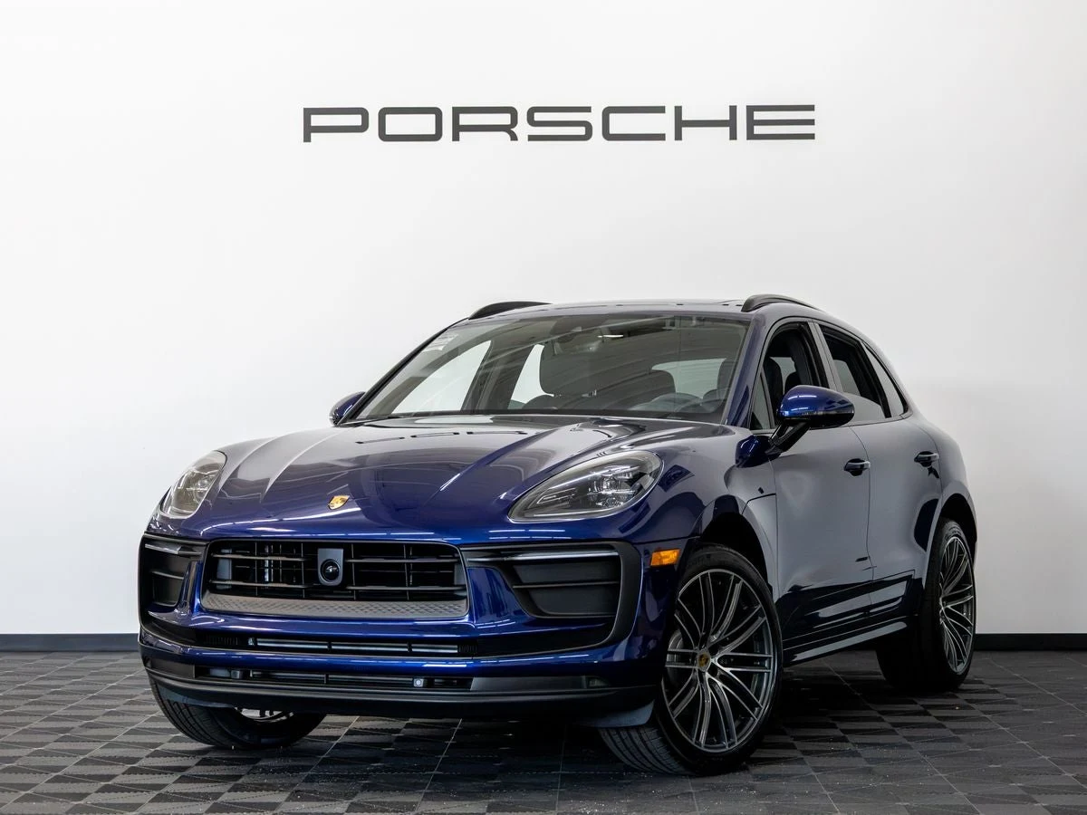 Porsche Macan (95B) · Gentian Blue Metallic · Indigo Auto Group