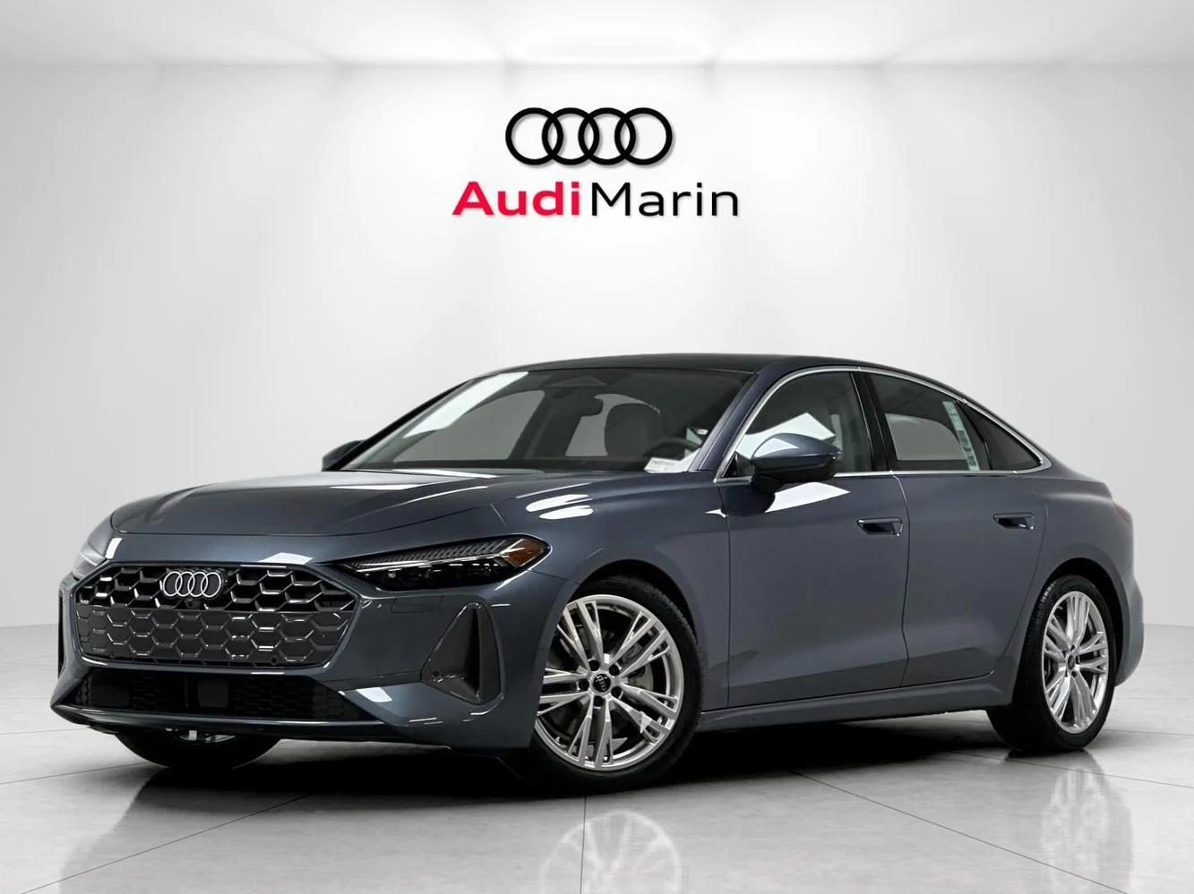 Audi A5 Premium Plus quattro (B10) · Horizon Blue Metallic · Indigo Auto Group