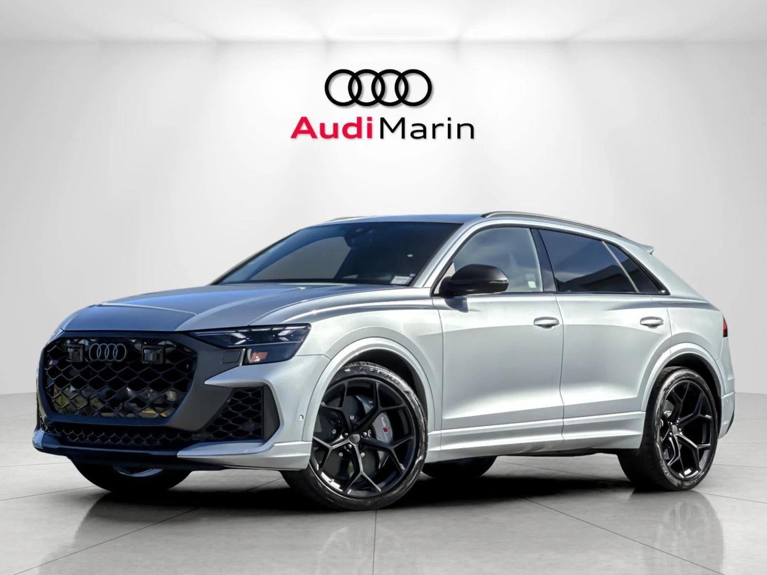 Audi RS Q8 performance (4M) · Satellite Silver Metallic · Indigo Auto Group
