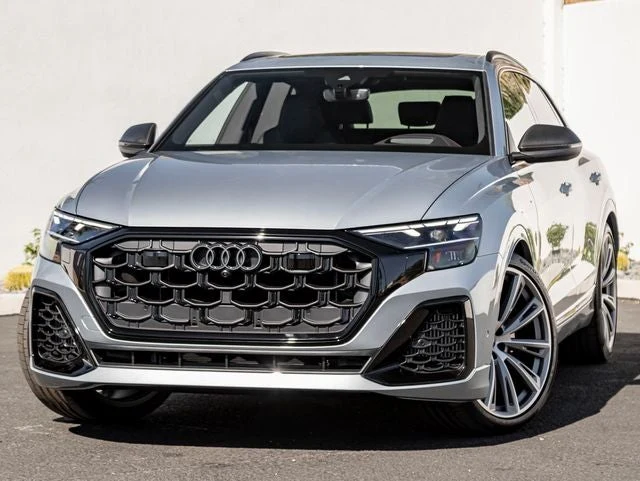 Audi Q8 55 Prestige quattro (4M) · Satellite Silver Metallic · Indigo Auto Group