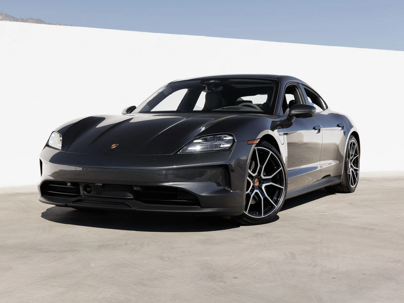 Porsche Taycan 4 Sedan (2025 Update) · Volcano Grey Metallic · Indigo Auto Group