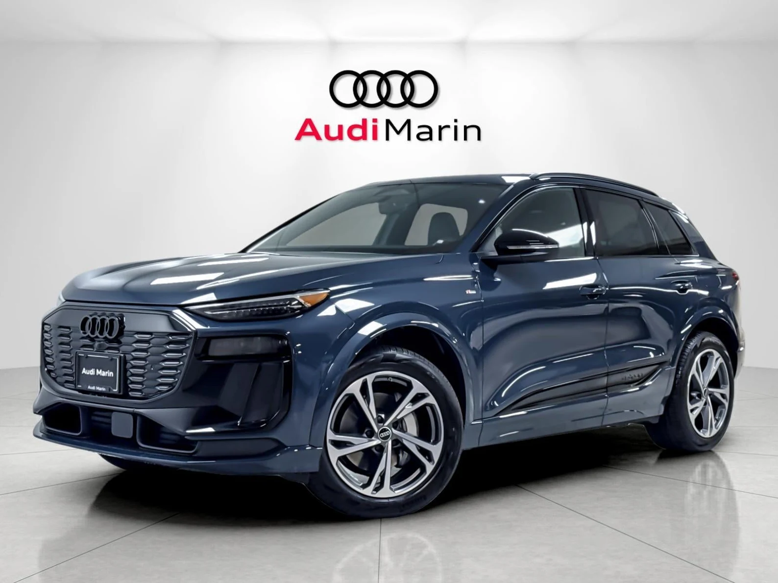 Audi Q6 e-tron Premium Plus · Plasma Blue Metallic · Indigo Auto Group