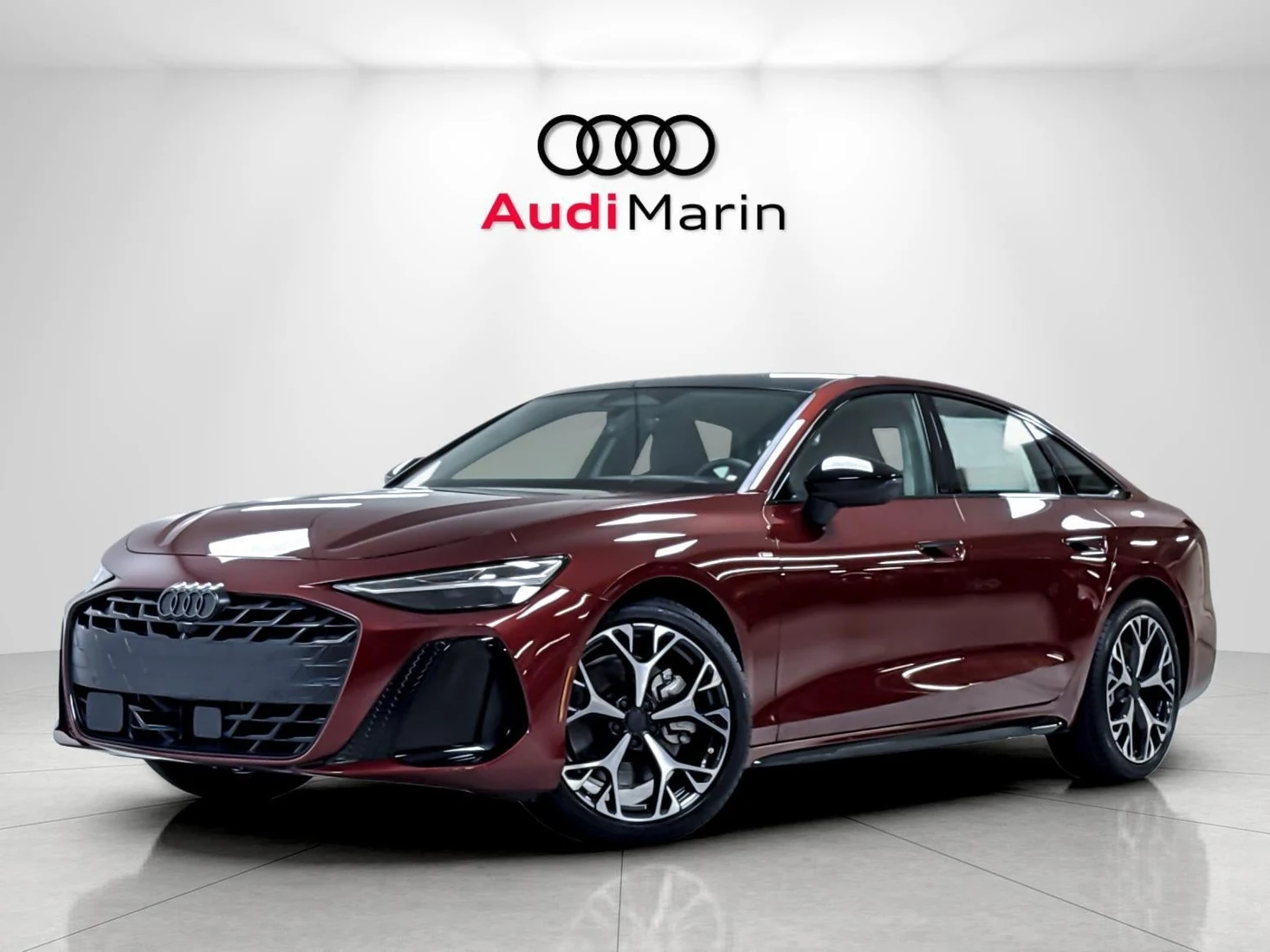 Audi A6 Premium Plus quattro (C9) · Grenadine Red Metallic · Indigo Auto Group