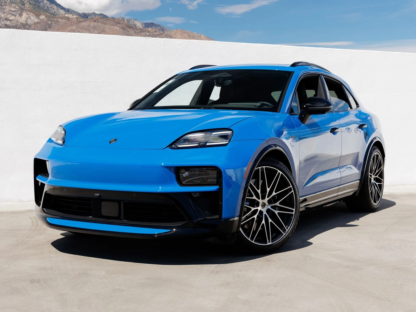 Porsche Macan Turbo Electric (XAB) · Lugano Blue · Indigo Auto Group